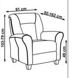 Krēsls recliner Bart