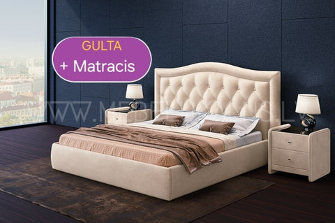 Guļamistabas gulta VALENCIA + matracis ROYAL
